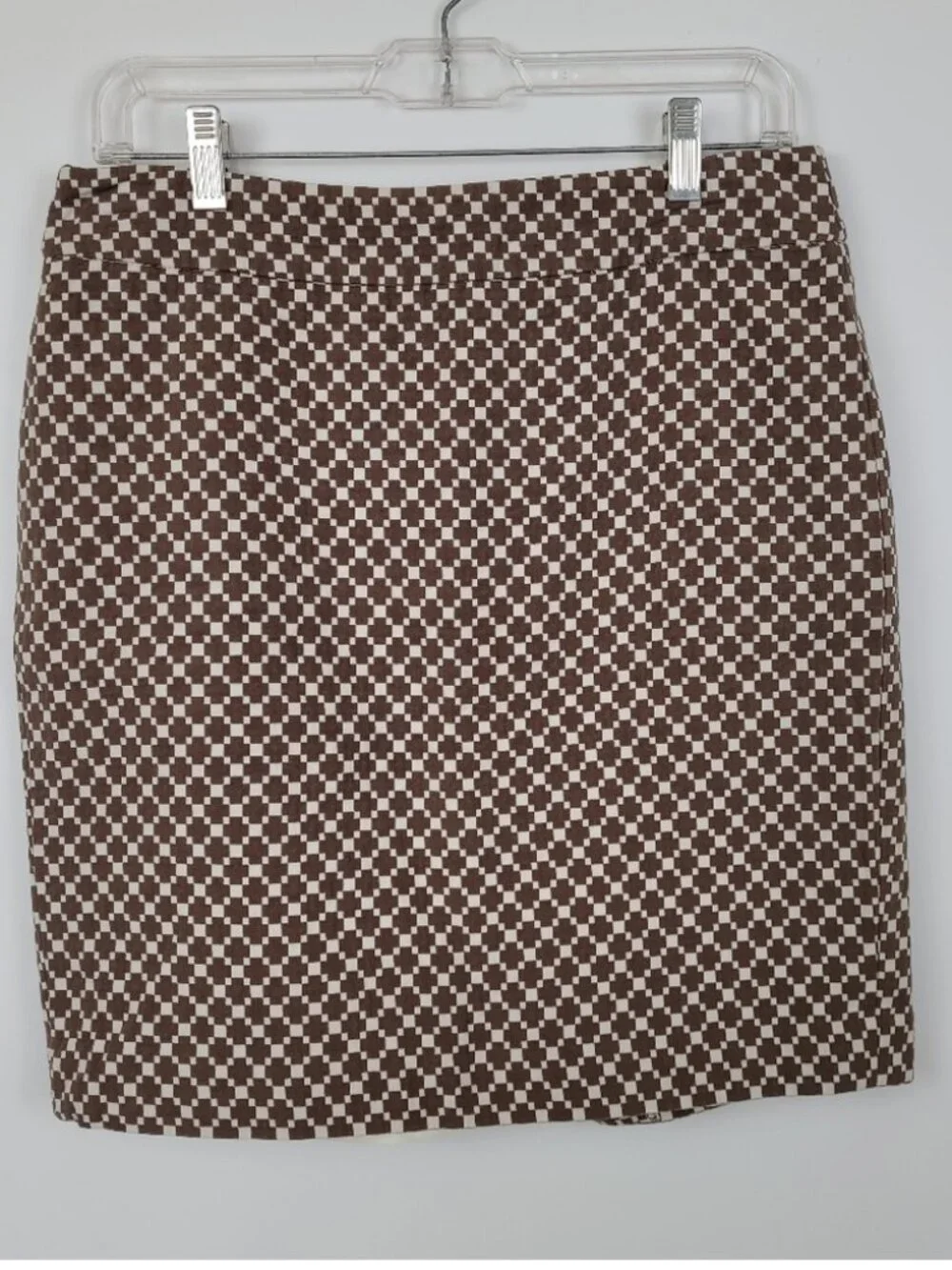 Brown Cream Pattern Casual Office